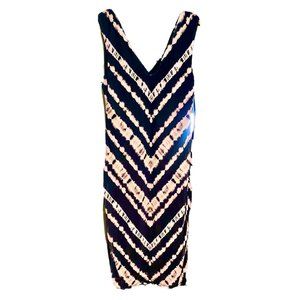 Women’s AFRM Tie Dye Sleeveless Maxi Mesh Dress. Brown/Pink Colors. Sz M